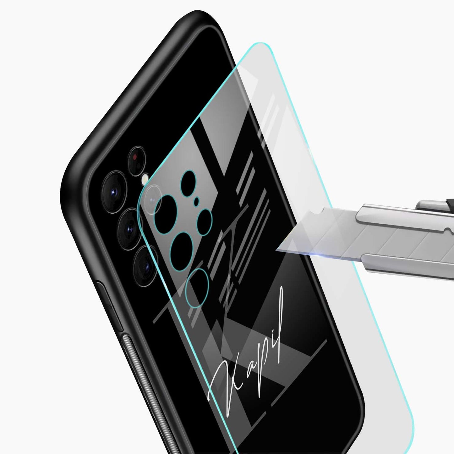 Customised Name Samsung S22 Ultra Back Cover