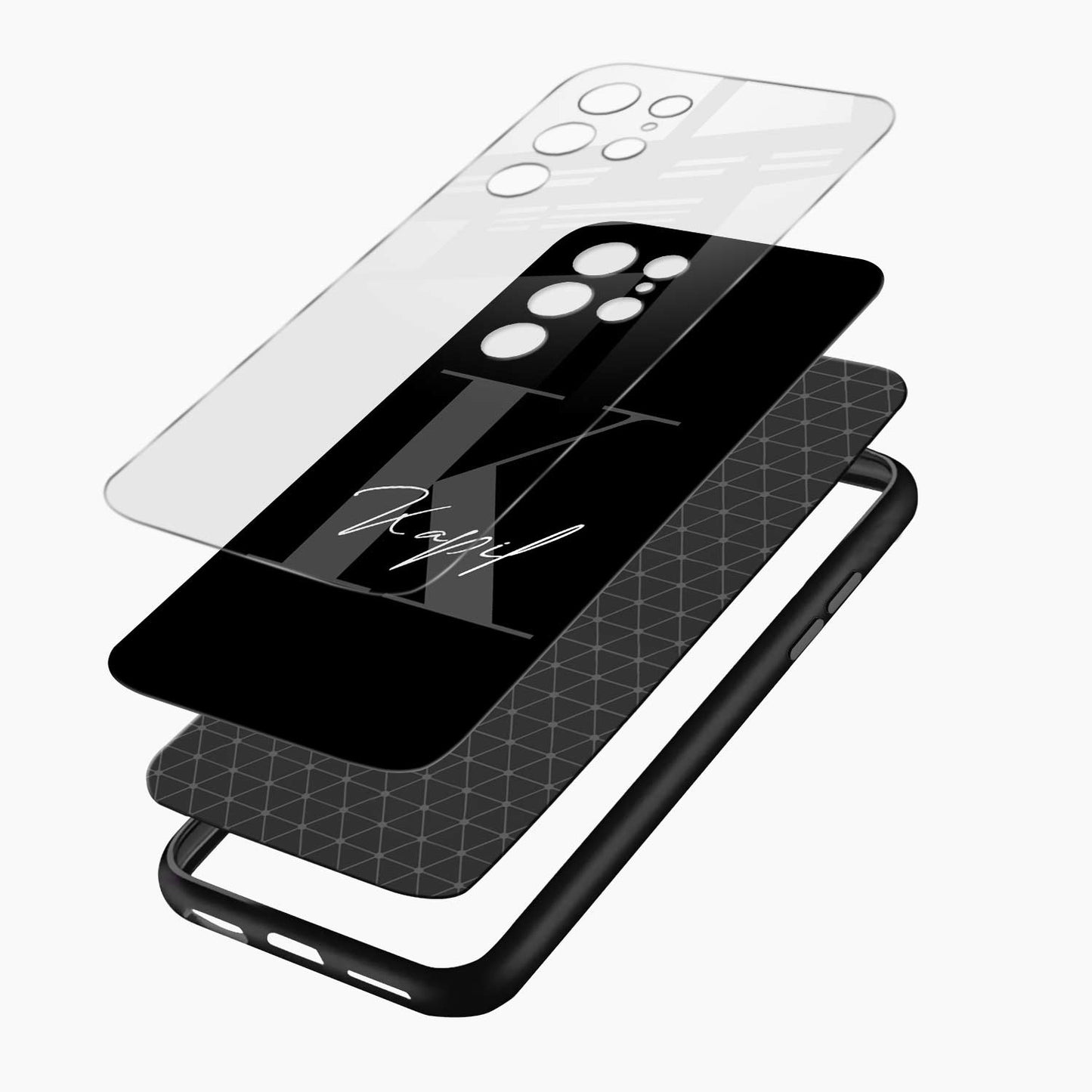 Customised Name Samsung S22 Ultra Back Cover